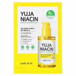 SOME BY MI, Yuja Niacin, Blemish Care Serum Mask, 10 Sheets, 0.88 oz (25 g) Each