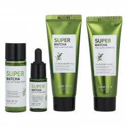 SOME BY MI, Super Matcha Pore Care, стартовый набор с матчей для очищения пор, 4 предмета