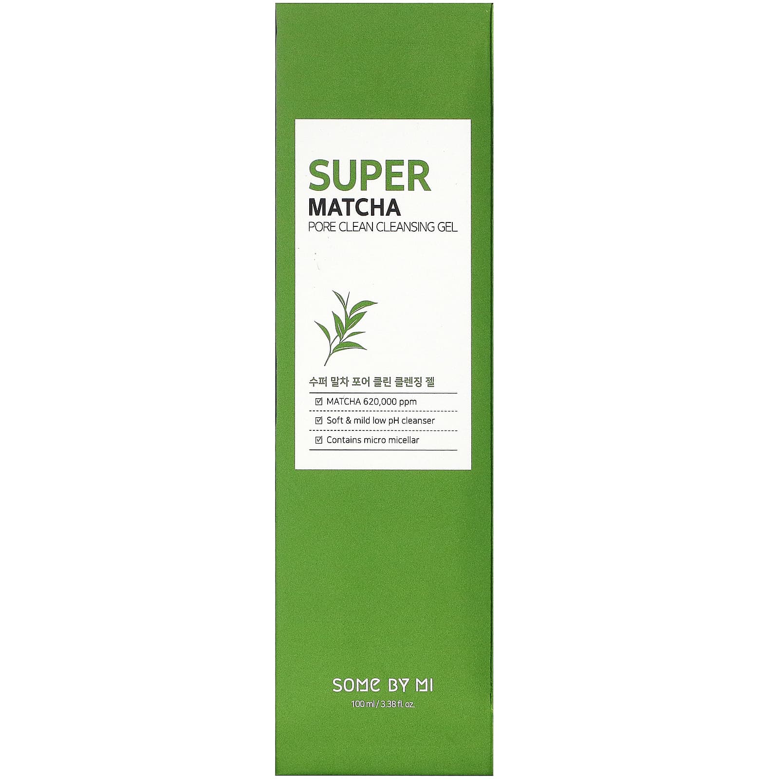 SOME BY MI, Очищающий гель для пор Super Matcha, 100 мл (3,38 жидк. Унции)