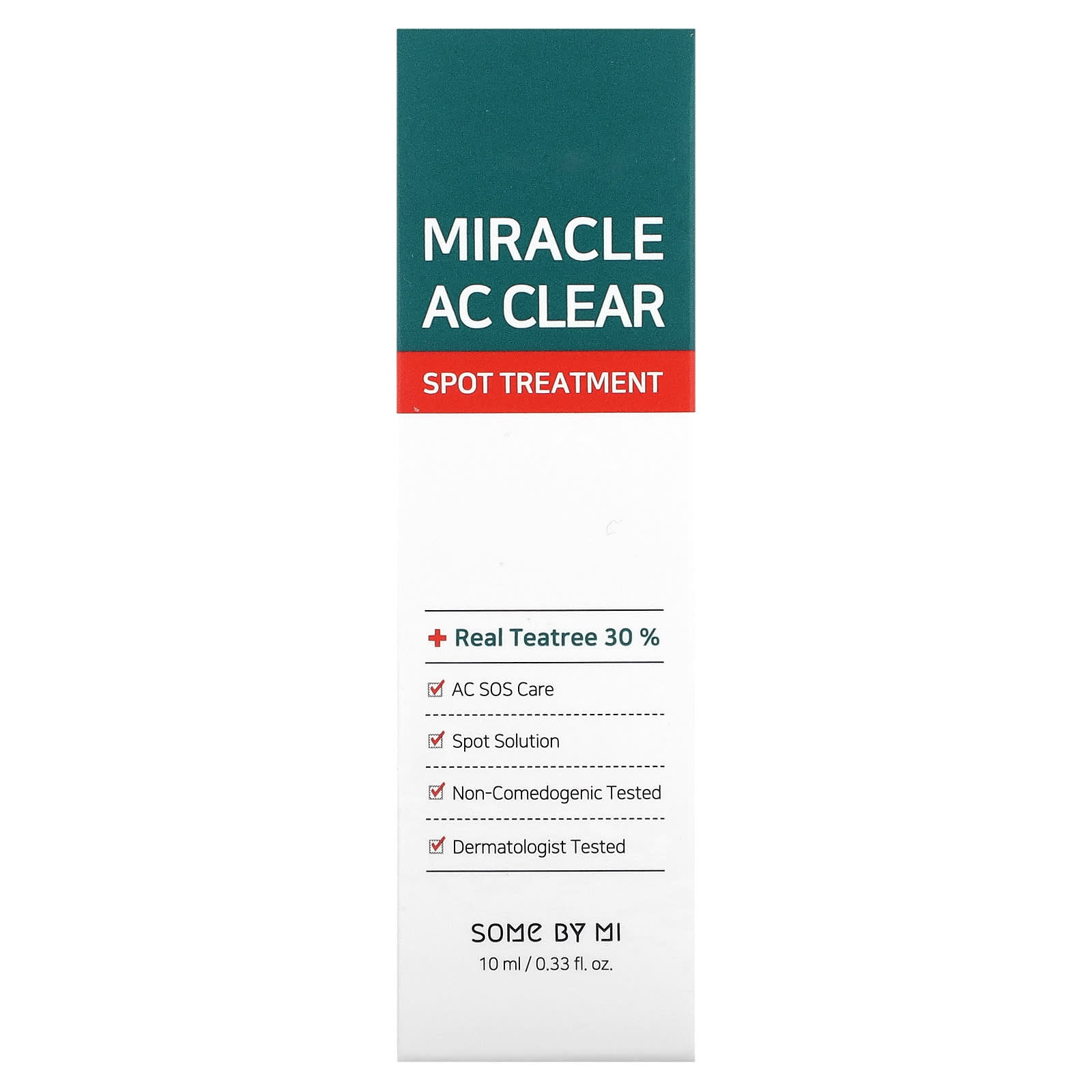 SOME BY MI, Miracle AC для очищения пятен, 10 мл (0,33 жидк. Унции)