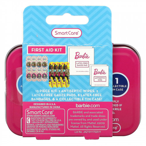 Smart Care, Аптечка для оказания первой помощи, для Барби, набор из 13 предметов