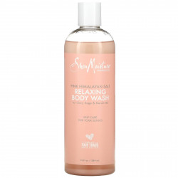 SheaMoisture, Расслабляющий гель для душа с розовой гималайской солью, 384 мл (13 жидк. Унций)