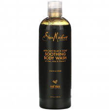 SheaMoisture, African Black Soap, успокаивающий гель для душа, 384 мл (13 жидк. Унций)