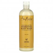 SheaMoisture, необработанное масло ши, увлажняющий гель для душа, 384 мл (13 жидк. унций)