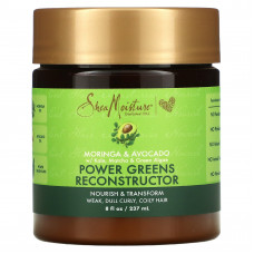 SheaMoisture, Power Greens, восстанавливающий кондиционер для волос, моринга и авокадо, 237 г (8 жидк. унций)