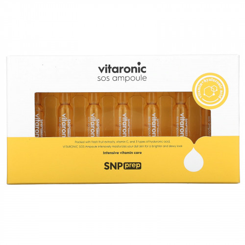 SNP, Vitaronic, ампула для SOS, 7 ампул, 1,5 мл (0,05 жидк. Унции)