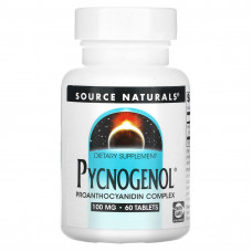 Source Naturals, пикногенол, 100 мг, 60 таблеток