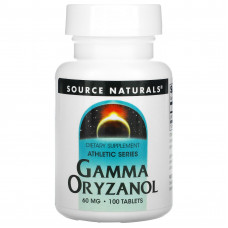 Source Naturals, Athletic Series, гамма-оризанол, 60 мг, 100 таблеток
