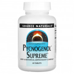 Source Naturals, Pycnogenol Supreme, 60 таблеток