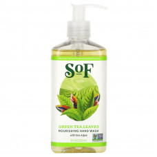SoF, Питательное мыло для рук, листья зеленого чая, 236 мл (8 жидк. Унций)