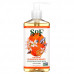 SoF, Средство для мытья рук с успокаивающим алоэ вера, соцветиями апельсина и медом, 8 унций (236 мл)