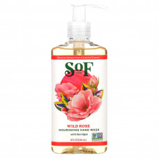 SoF, питательное мыло для рук, дикая роза, 236 мл (8 жидк. унций)