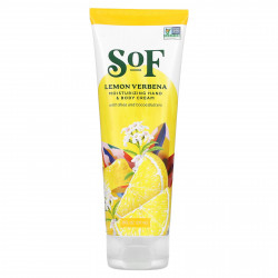 SoF, Увлажняющий крем для рук и тела, лимонная вербена, 237 мл (8 жидк. Унций)