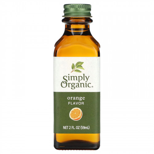 Simply Organic, Апельсиновый ароматизатор, 2 жидк. унц. (59 мл)