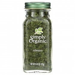 Simply Organic, Кинза, 0.78 унций (22 г)