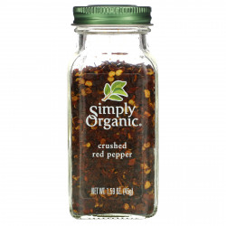 Simply Organic, Молотый красный перец, 45 г (1,59 унции)
