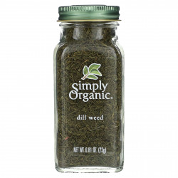 Simply Organic, укроп, 23 г (0,81 унции)