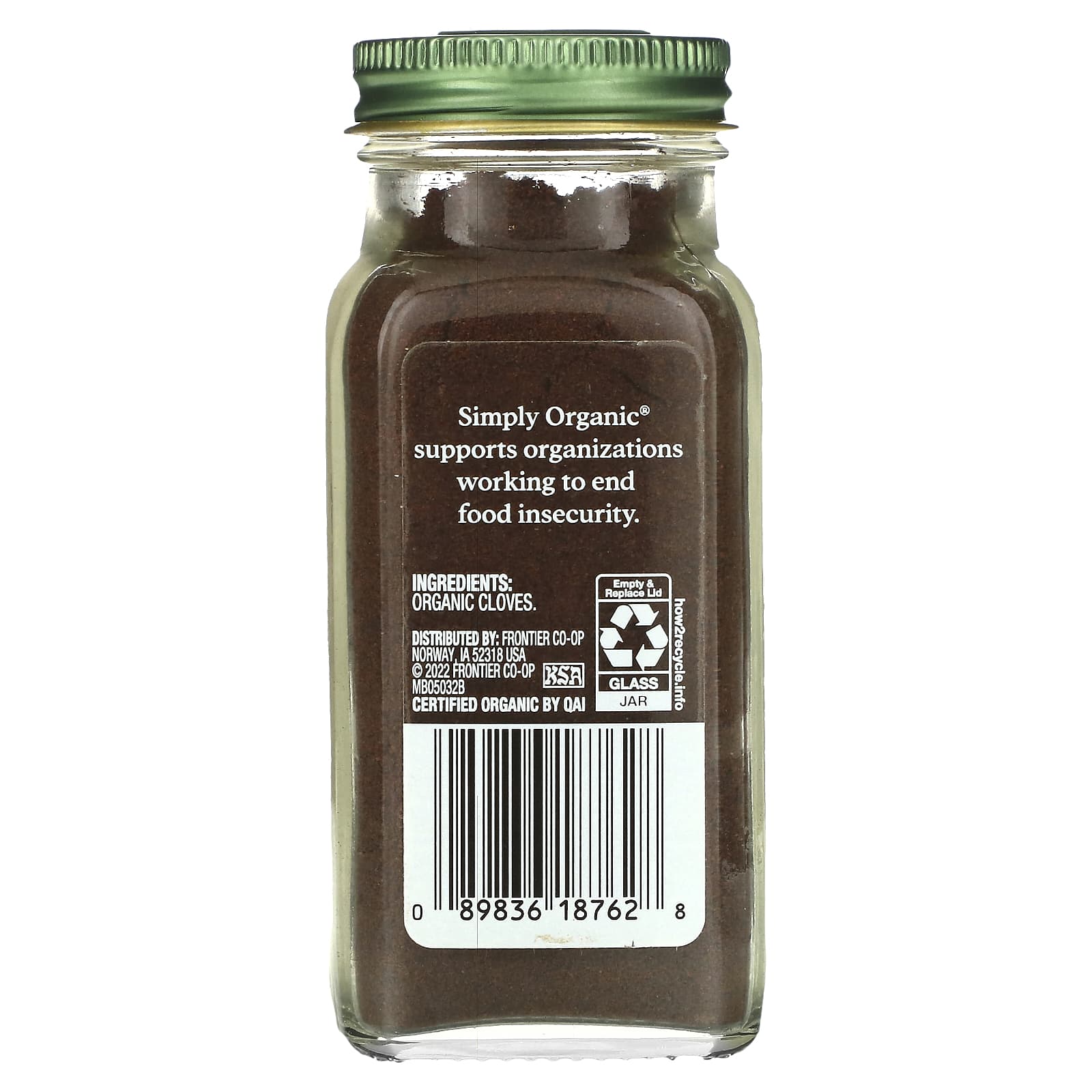 Simply Organic, Молотая гвоздика, 2,82 унций (80 г)