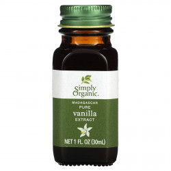 Simply Organic, мадагаскарский чистый экстракт ванили, 30 мл (1 жидк. унция)