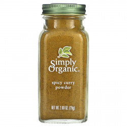 Simply Organic, Острый порошок карри, 79 г