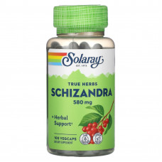 Solaray, Лимонник, 580 мг, 100 вегетарианских капсул