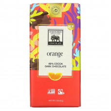 Endangered Species Chocolate, Плитка темного шоколада, апельсин, 60% какао, 85 г (3 унции)