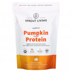 Sprout Living, чистый протеин из семян тыквы, 454 г (1 фунт)