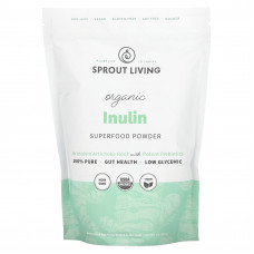 Sprout Living, Органический инулин, суперфуд, 450 г (1 фунт)