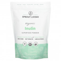 Sprout Living, Органический инулин, суперфуд, 450 г (1 фунт)
