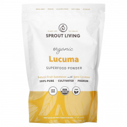 Sprout Living, Органический порошок Lucuma Superfood, 450 г (1 фунт)