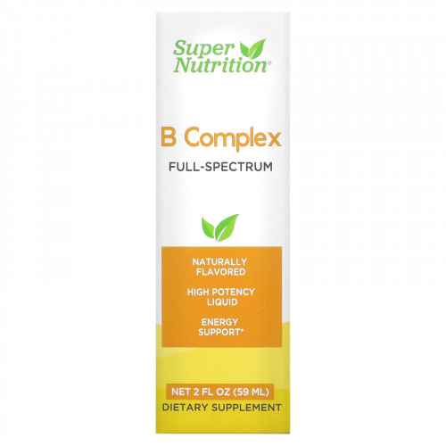 Super Nutrition, комплекс витаминов группы B, 59 мл (2 жидк. унции)