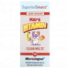 Superior Source, Детский витамин C с экстрактом апельсина, 90 растворимых ингредиентов