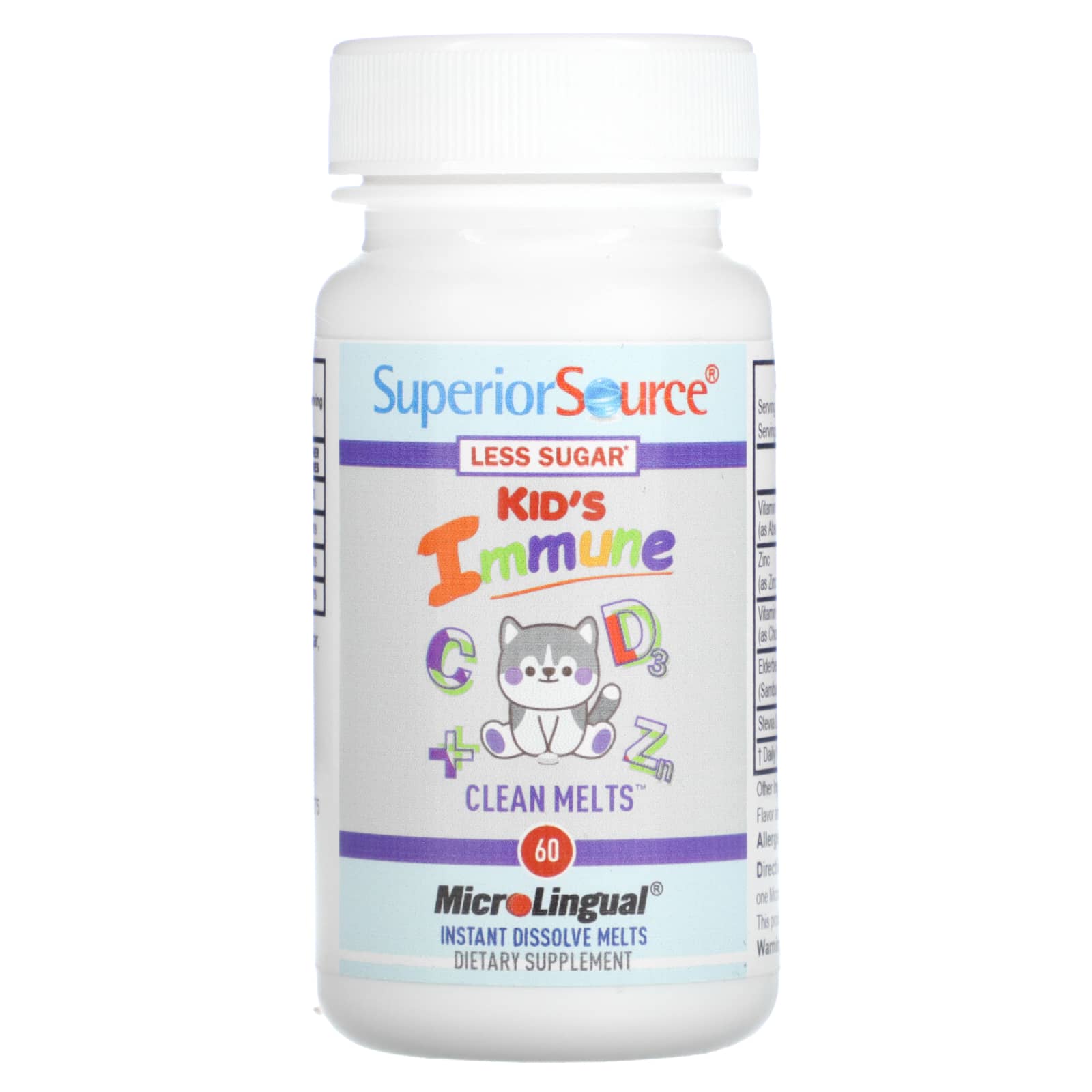 Superior Source, Kid's Immune, Clean Melts, 90 Instant Dissolve Melts