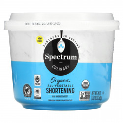 Spectrum Culinary, органический овощной кулинарный жир, 680 г (1,5 фунта)
