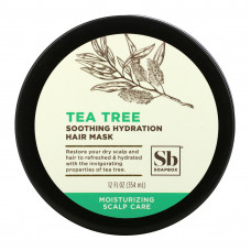 Soapbox, Успокаивающая увлажняющая маска для волос, с чайным деревом, 354 мл (12 жидк. Унций)