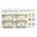 Sage Spoonfuls, Прочные стеклянные миски, 4 упаковки, 210 мл (7 унций)