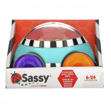 Sassy, Inspire the Senses, Pop n 'Push Car, машинка для детей в возрасте 6–24 месяца, 1 машинка
