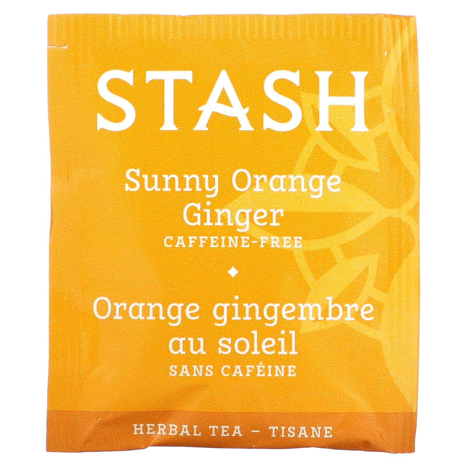 Stash Tea, Herbal Tea, солнечный апельсин и имбирь, без кофеина, 18 чайных пакетиков, 36 г (1,2 унции)