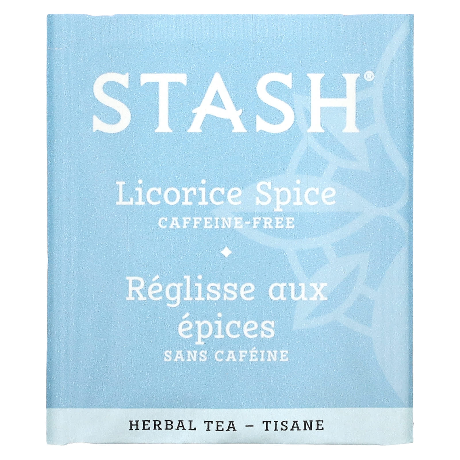 Stash Tea, Травяной чай высшего сорта, лакрица и пряности, без кофеина, 20 чайных пакетиков, 1,2 унции (36 г)