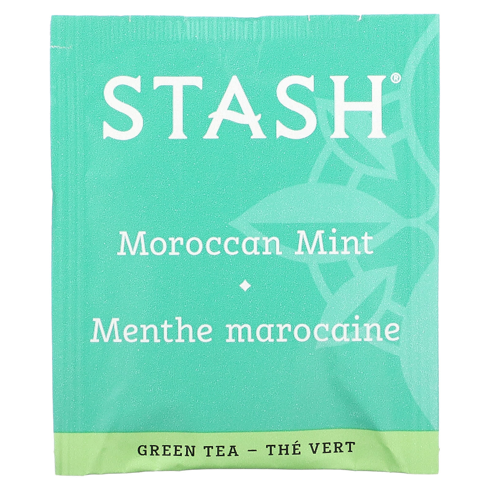 Stash Tea, зеленый чай, марокканская мята, 20 чайных пакетиков, 26 г (0,9 унции)