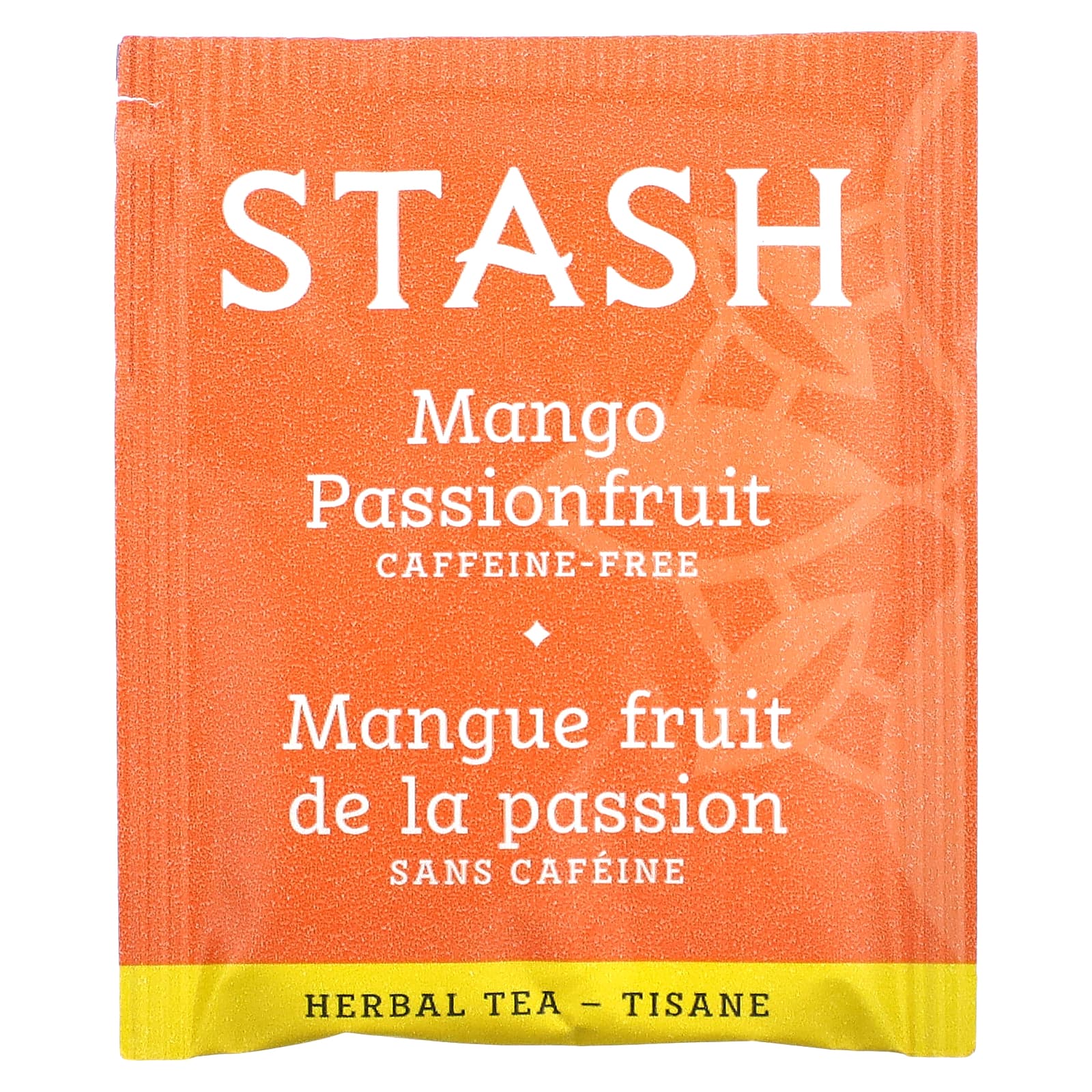 Stash Tea, Herbal Tea, манго и маракуйя, без кофеина, 20 чайных пакетиков, 38 г (1,3 унции)