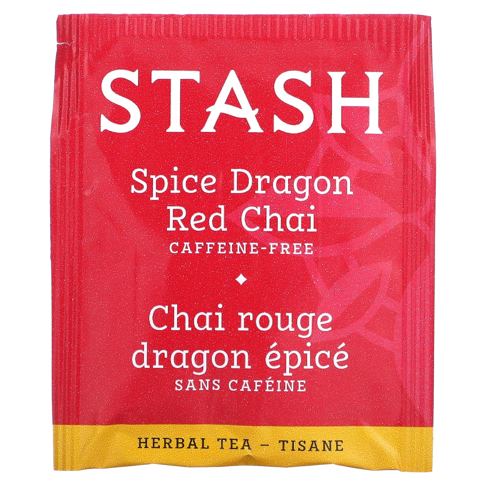 Stash Tea, Herbal Tea, Spice Dragon Red Chai, без кофеина, 18 чайных пакетиков, 36 г (1,2 унции)