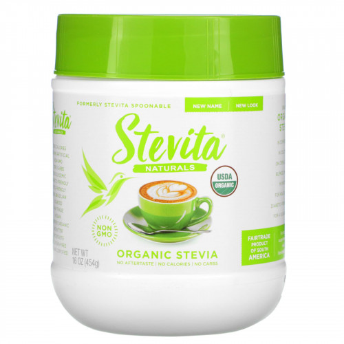 Stevita, Naturals, органическая стевия, 454 г (16 унций)