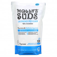 Molly's Suds, ультраконцентрированный стиральный порошок, с запахом перечной мяты, 2,275 кг (80,25 унции)
