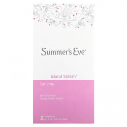 Summer's Eve, Douche, Island Splash, 2 порции по 133 мл (4,5 жидк. Унции)