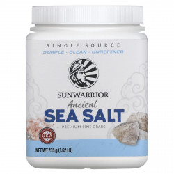 Sunwarrior, Древняя морская соль, 735 г (1,62 фунта)
