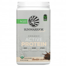 Sunwarrior, Sport, органический активный протеин, шоколад, 1 кг (2,2 фунта)