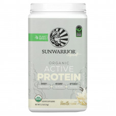 Sunwarrior, Sport, органический активный протеин, ваниль, 1 кг (2,2 фунта)