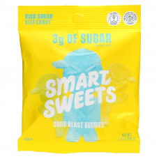SmartSweets, Sour Blast Buddies, ягоды, голубая малина, лайм, лимон, апельсин, 50 г (1,8 унции)