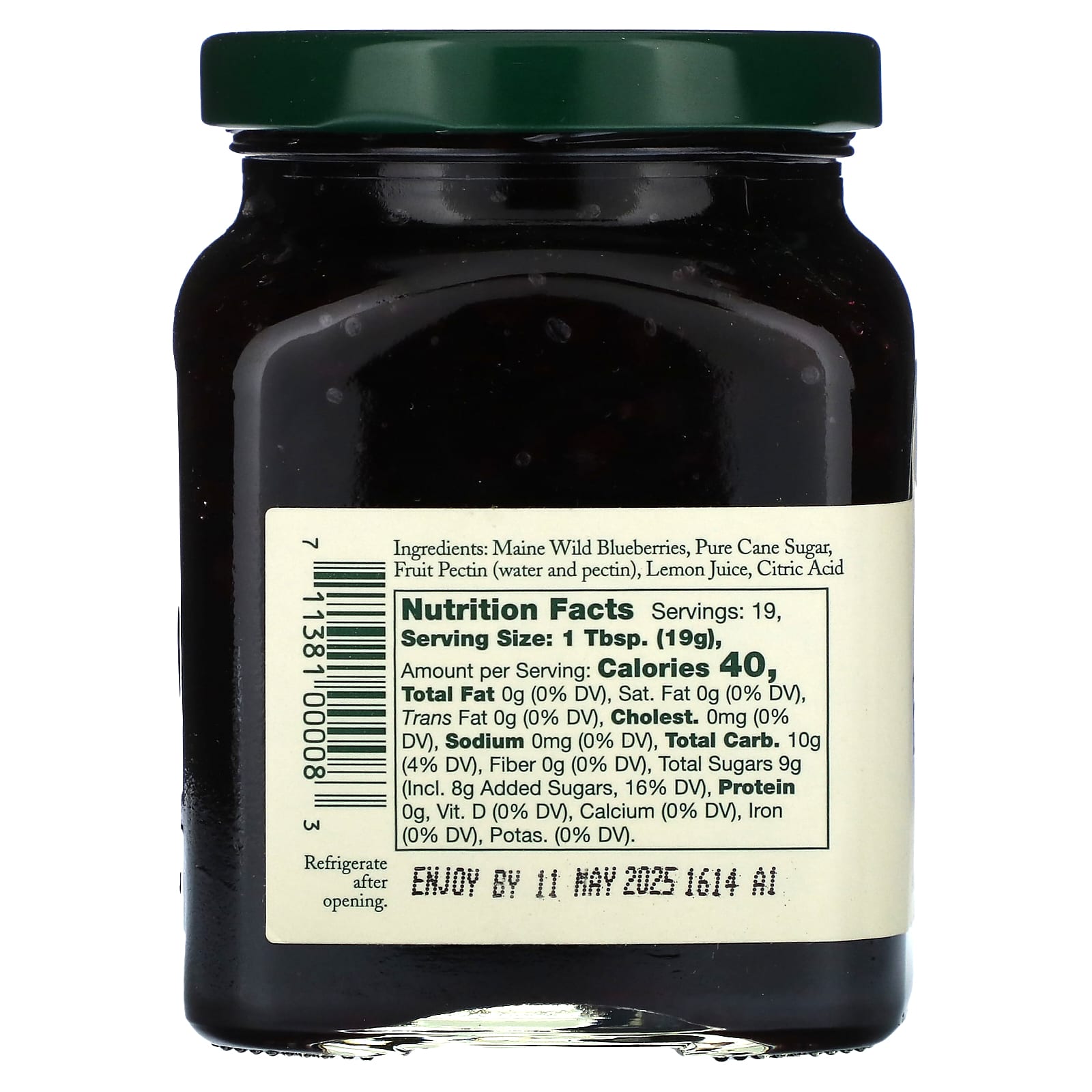 Stonewall Kitchen, Wild Maine Blueberry Jam, 12.5 oz (354 g)